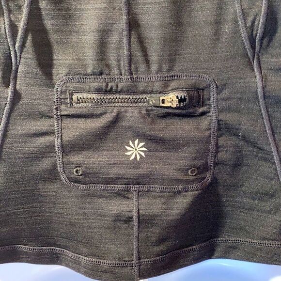 Athleta Black Sleeveless Quarter Zip Athletic Top - Picture 4 of 9